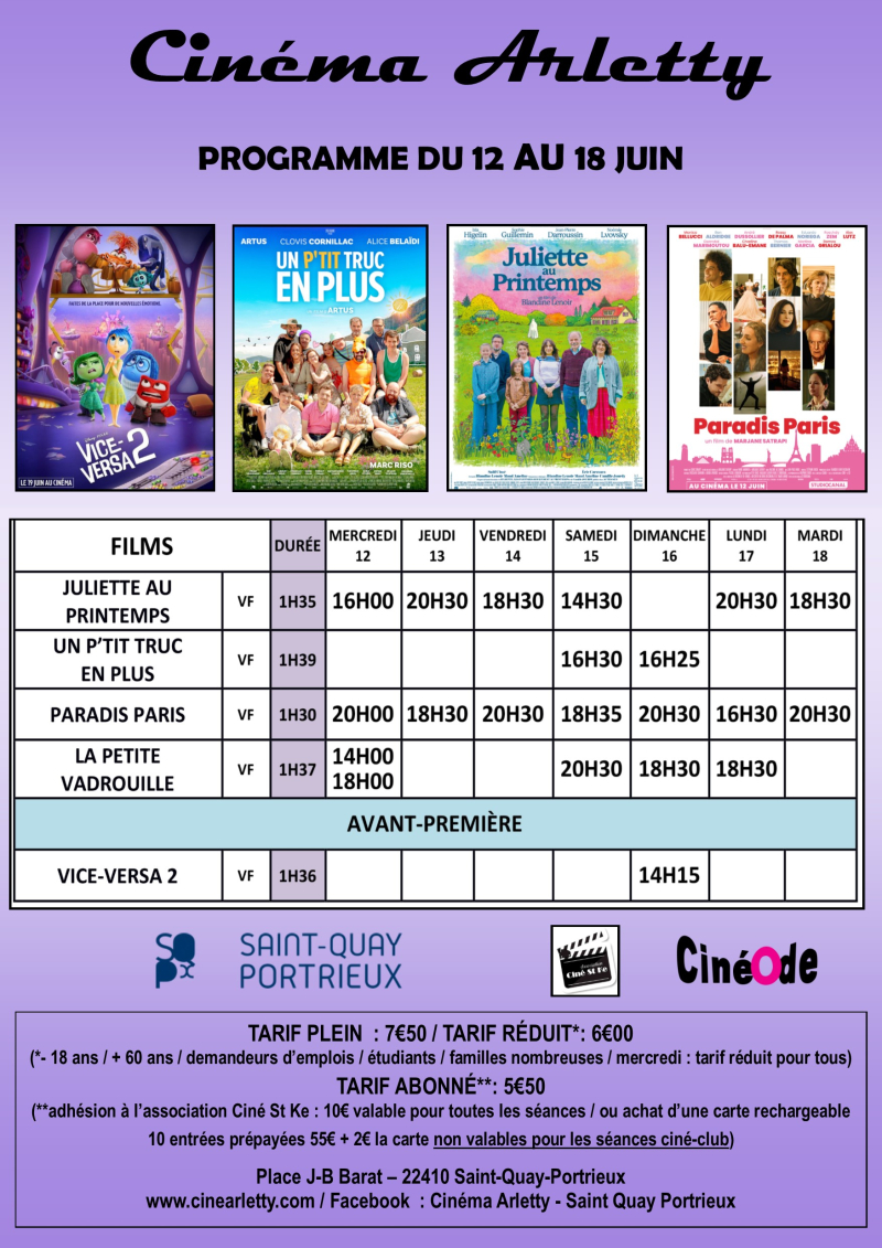 Affiche a3 SAINT QUAY