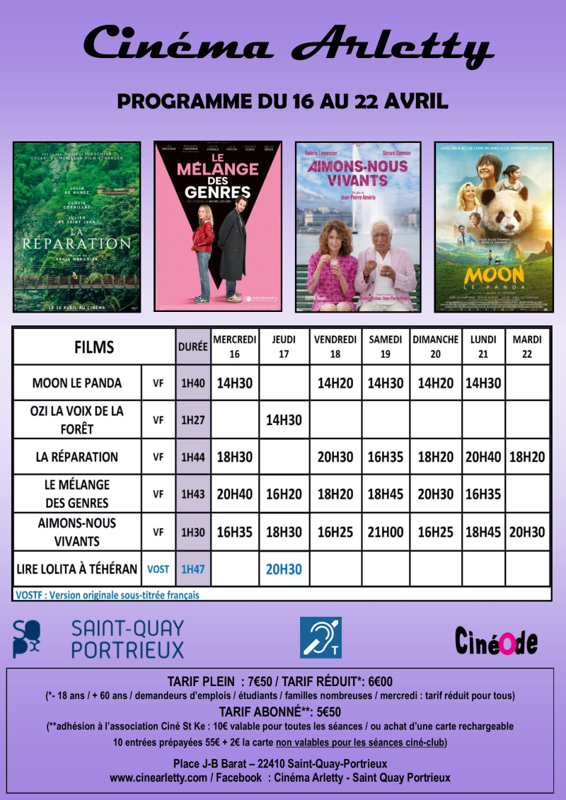 Affiche a3 SAINT QUAY